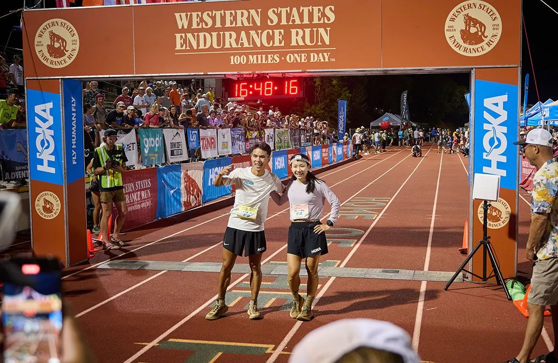Fuzhao Xiang Western States Endurance Run finish