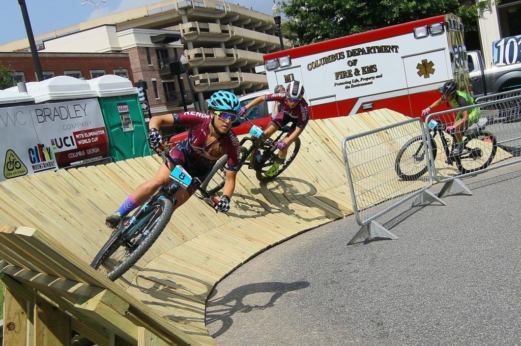 CTS Athlete Fairlee Frey at the MTB Cross Country Eliminator World Cup Columbus, Georgia 3 IMG 3063