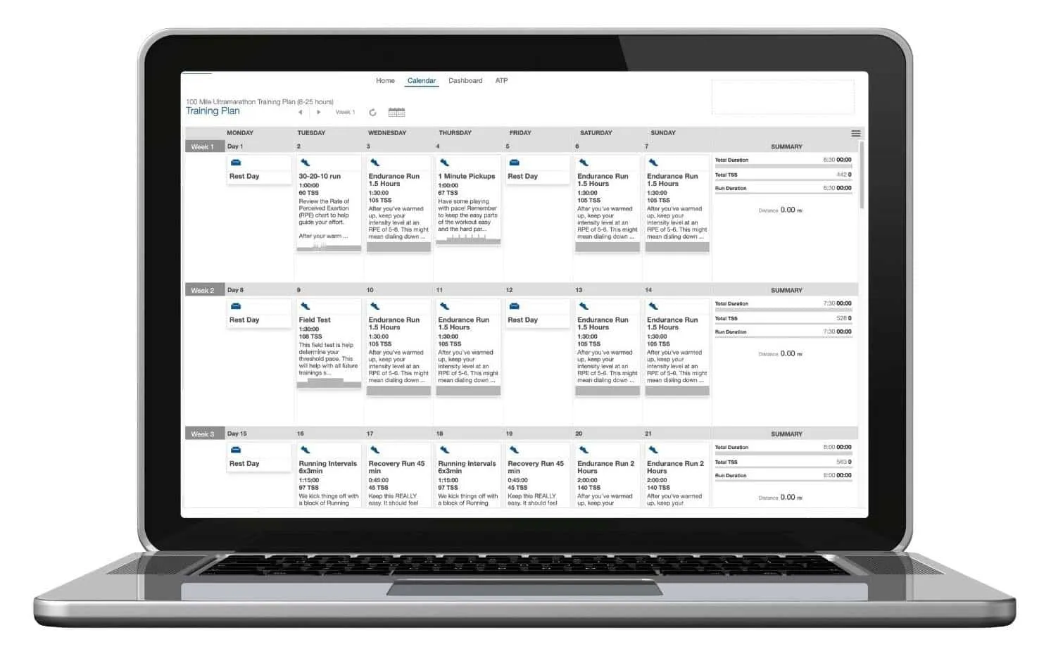 Ultramarathon Training Plans 1 ultramarathon training plan calendar
