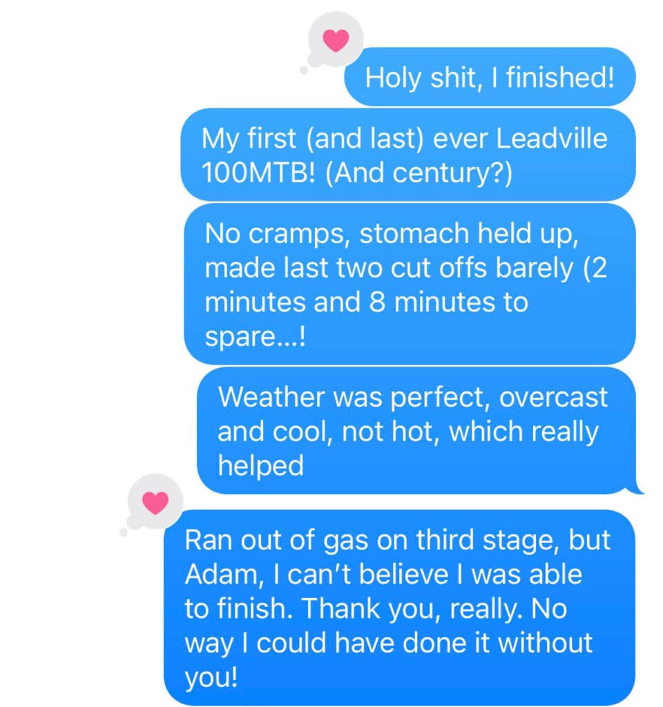 Training for Leadville: From the Couch to the LT100 MTB in One Year! 4 andres small leadville text