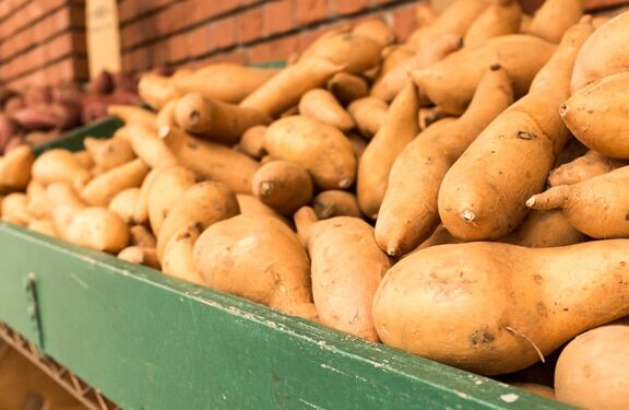 Not Your Mama's Sweet Potatoes: Green Salad with Roasted Sweet Potatoes 18 Sweetpotato istock