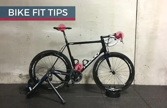 Bike fit points of contact