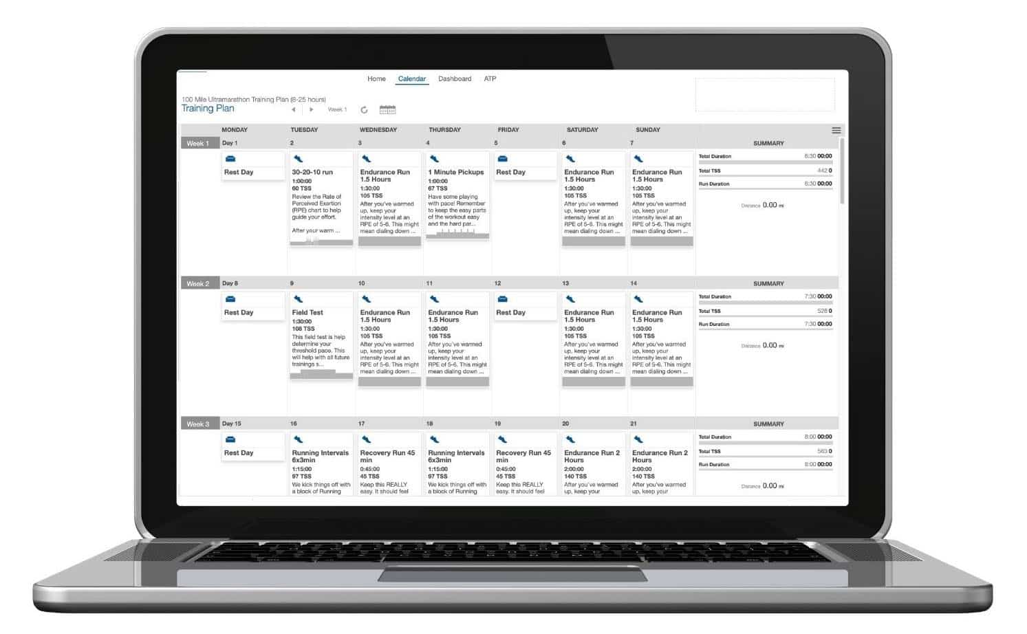 Ultramarathon Training Plans 1 ultramarathon training plan calendar