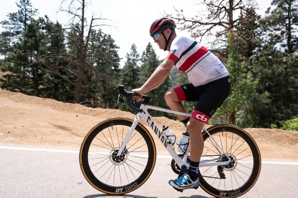 rear seated climbing position on road bike