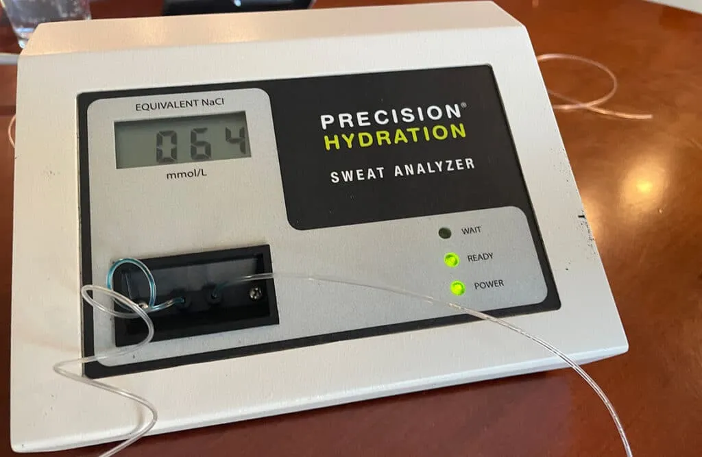 Sweat Testing for Athletes: What it is and how it can help your performance 5 sweat testing result