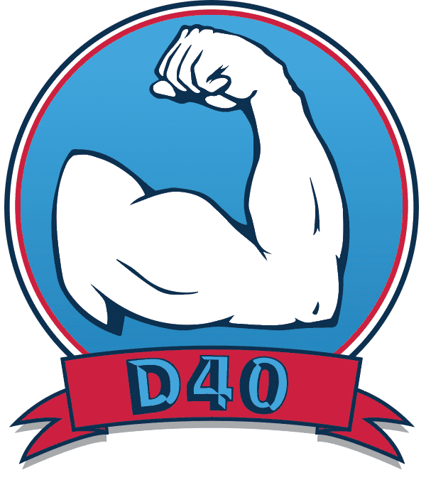 December 40 badge