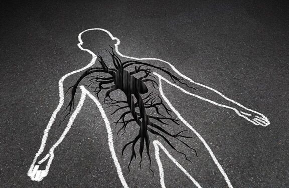 heart pavement