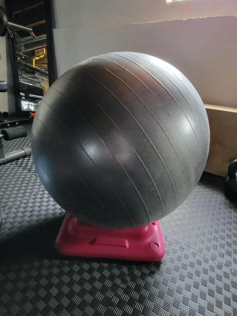 stability ball sized