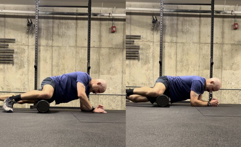 trail running injury prevention exercise - foam rolling
