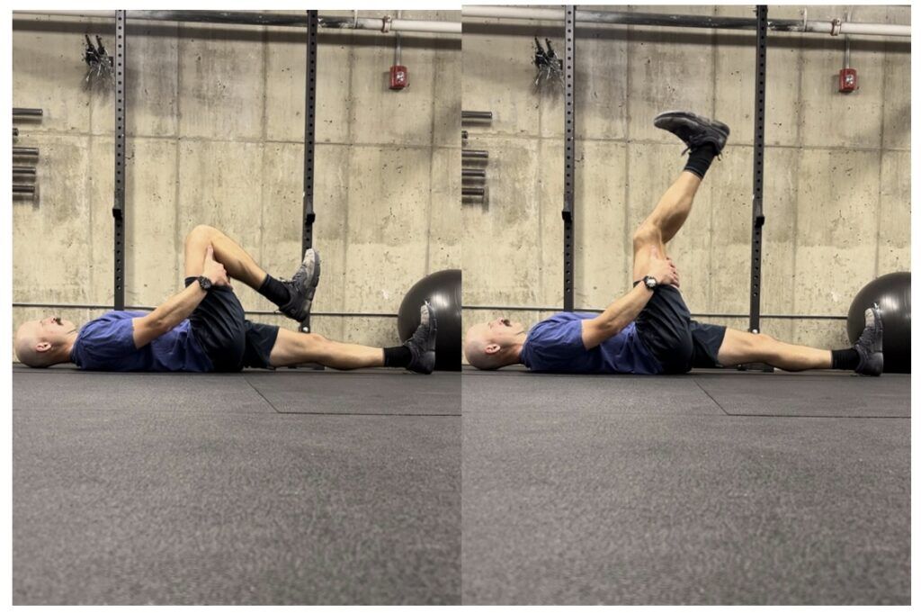 trail running injury prevention exercise - hamstring extenders