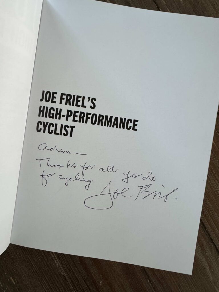The 40+ Masters Cyclist Training Playbook 5 Image 11 Joes new book 2