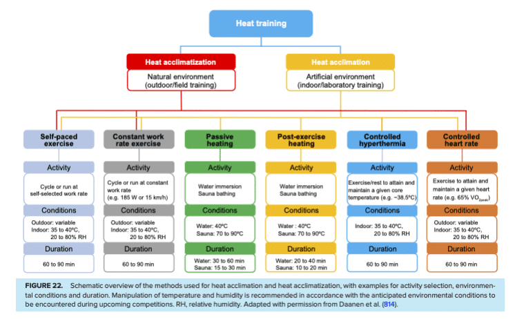 Ultrarunners' Heat Acclimation Cheat Sheet 2 heat acclimation