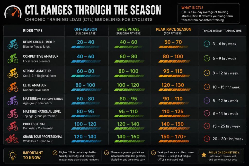 CTL ranges