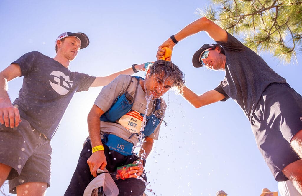  Mike Fakler Western States 2024 ice water