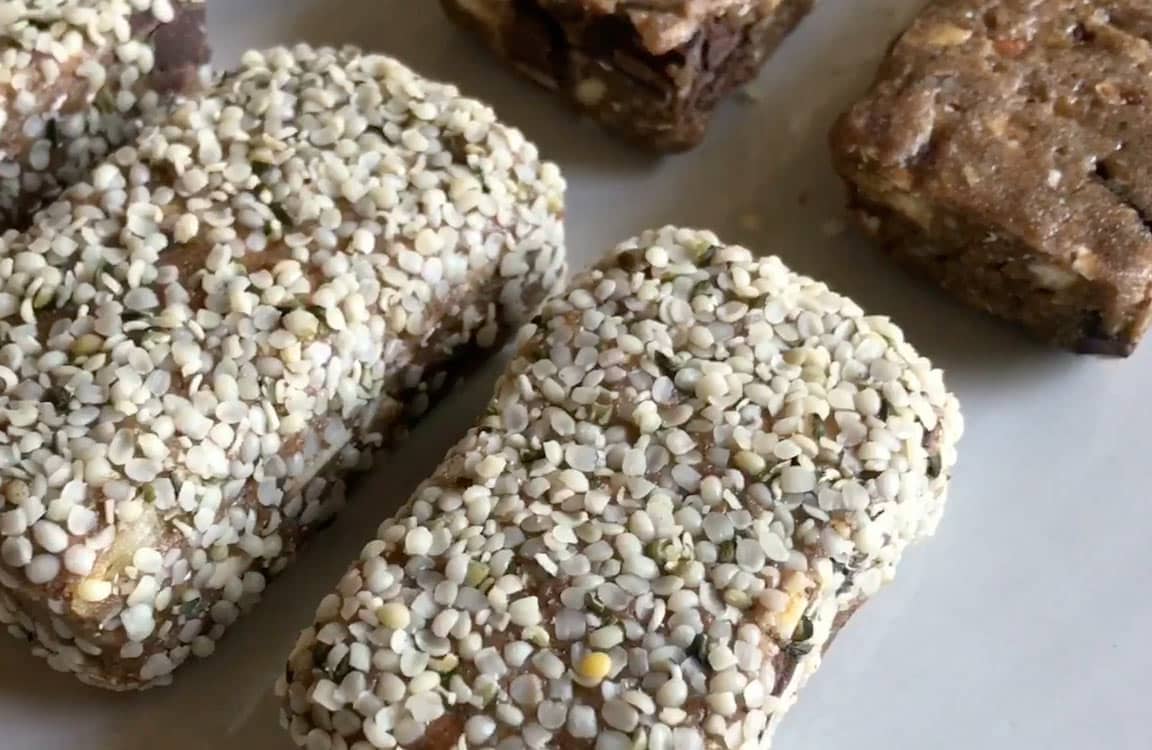 Banana Espresso Cookie Dough Energy Bites 2 cookie dough bites