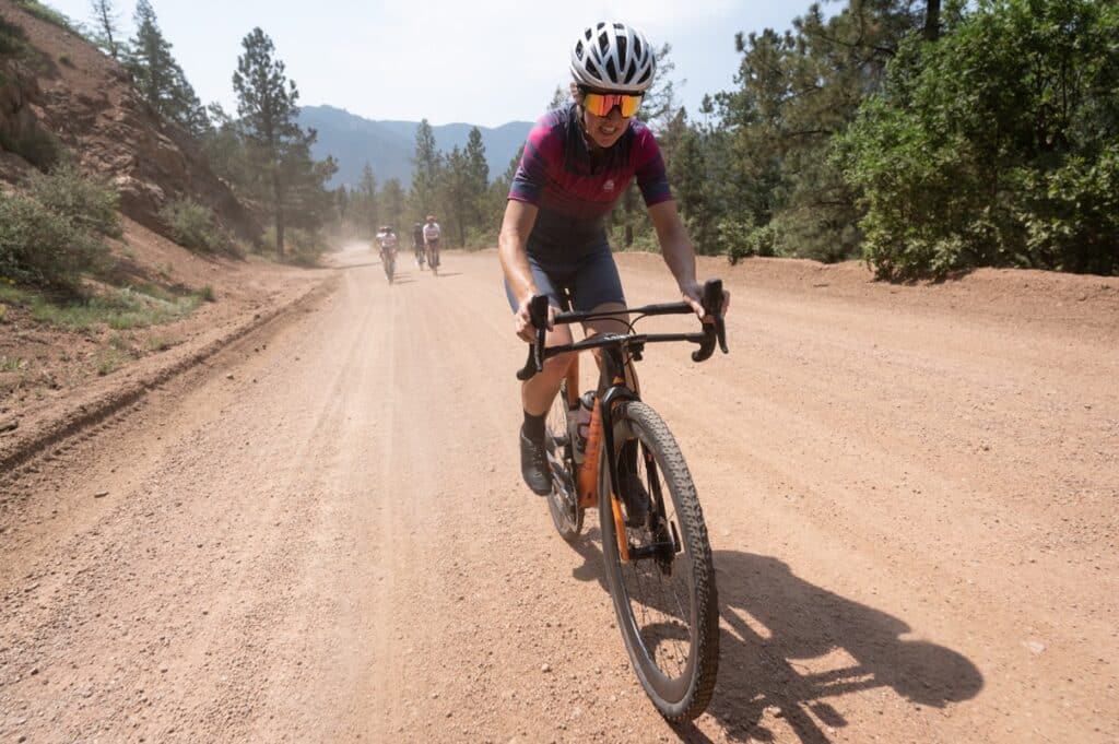 Cyclists: Seated and Standing Climbing Mechanics to Ride Uphill Faster 2 seated climbing on gravel bike