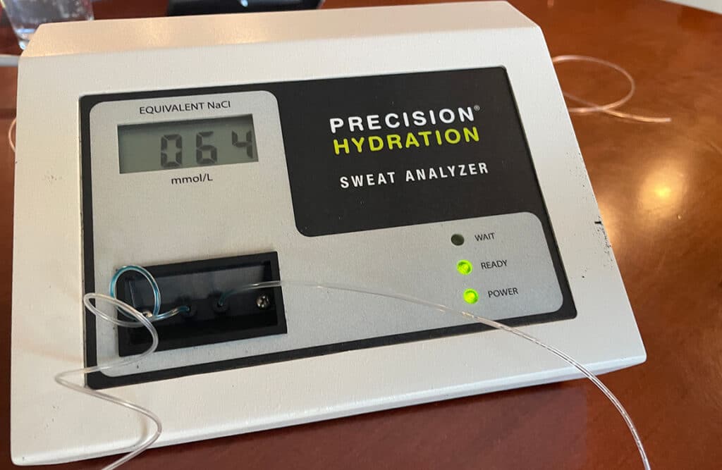 Sweat Testing for Athletes: What it is and how it can help your performance 5 sweat testing result