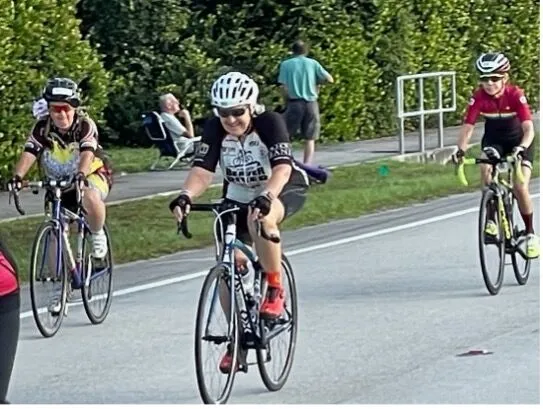 cyclists over 65 jan lewis