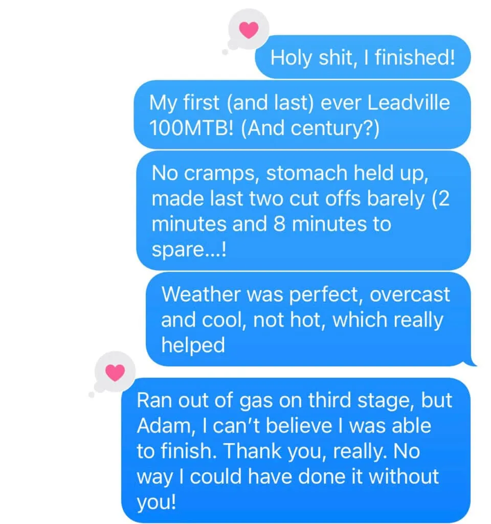 Training for Leadville: From the Couch to the LT100 MTB in One Year! 4 andres small leadville text