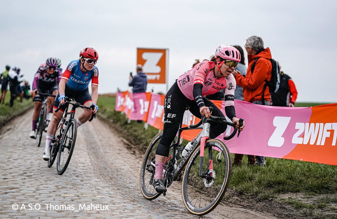 alison jackson racing 2023 Paris-Roubaix bicycle race