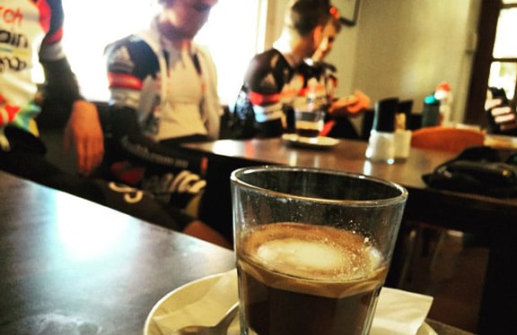 coffee cyclist caffeine