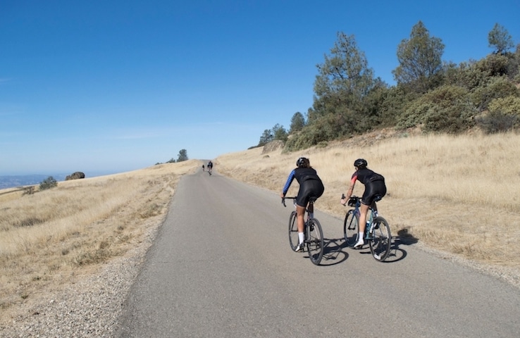 Figueroa Mountain descent cycling
