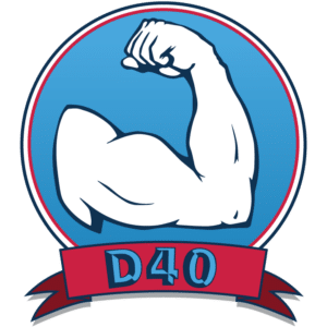 D40 badge
