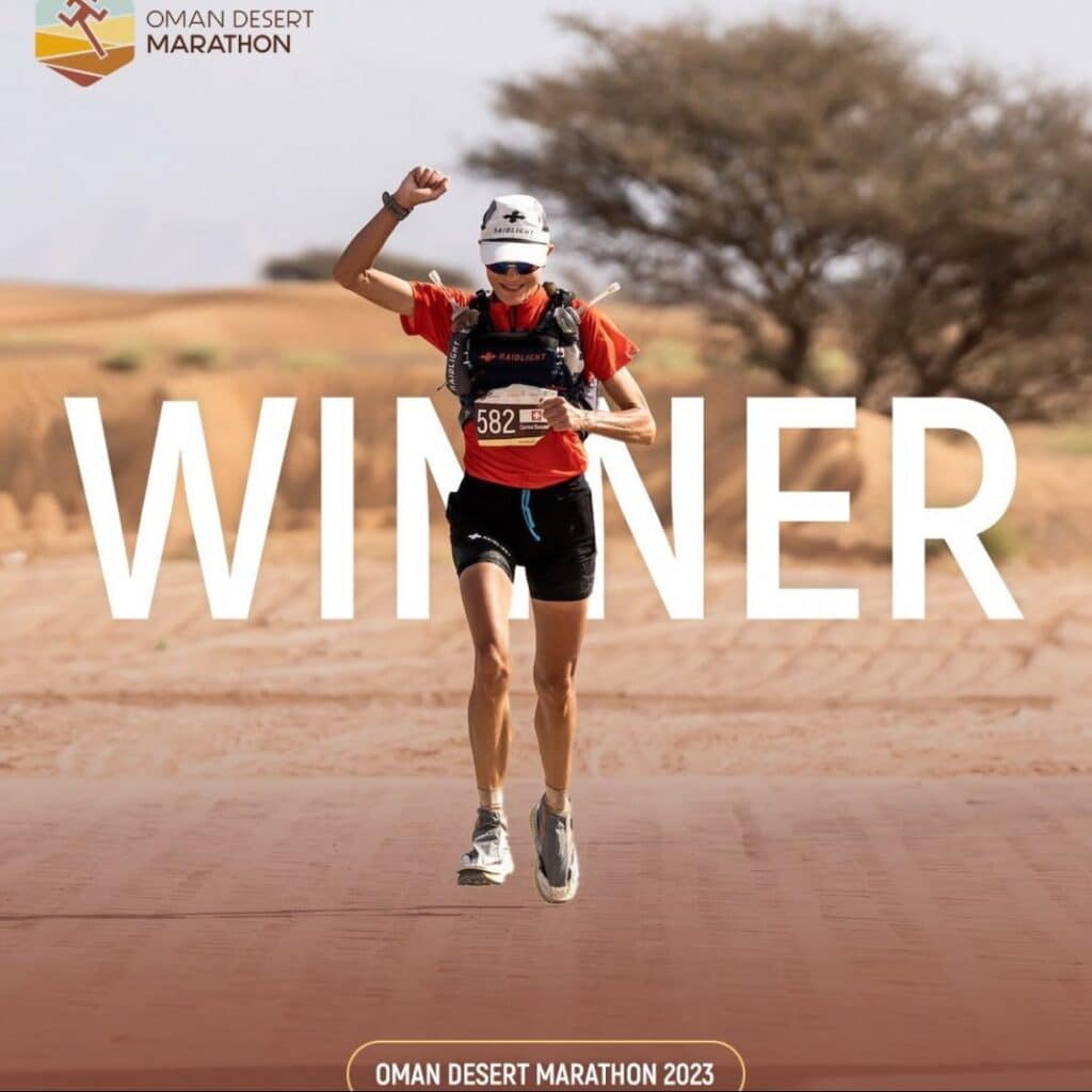 Corina Sommer winner oman desert marathon 2023