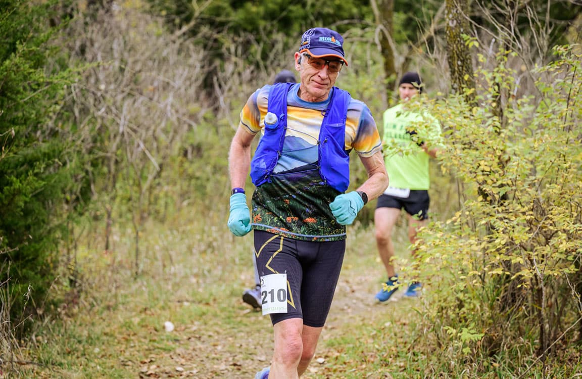 Henry Bickerstaff 70+ age group ultrarunner