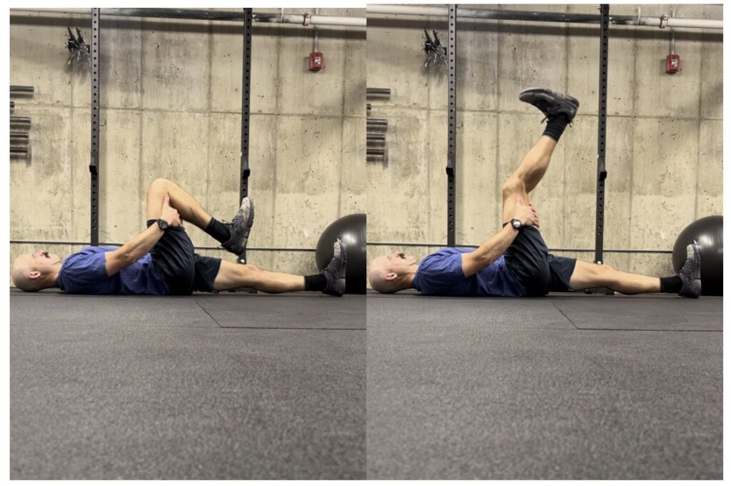 trail running injury prevention exercise - hamstring extenders