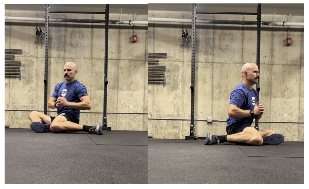 trail running injury prevention exercise - wipers exercise