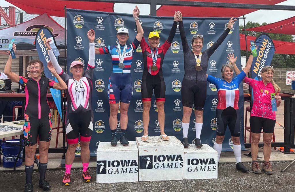 Have You Heard About The National Senior Games? 5 tracey drews national senior games podium 2025