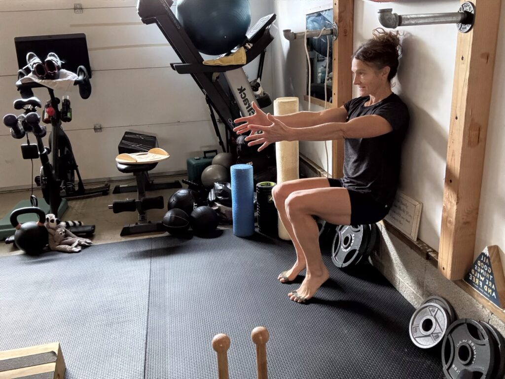 Wall Sit Heels Elevated 1 sized