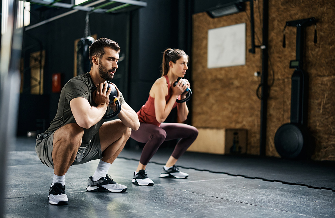 muscular endurance with kettlebell