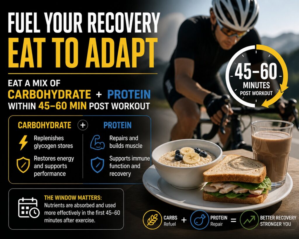 Five Recovery Mistakes That Quietly Kill Your Cycling Gains 3 recovery mistake - nutrient timing